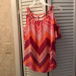 Cold shoulder top